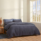 Σετ Σεντόνια με Λάστιχο Cannon Cotton Fresh Solid 160X200+33 India ink